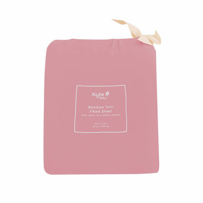 Twin Sheet in Apple Blossom | Kyte Baby