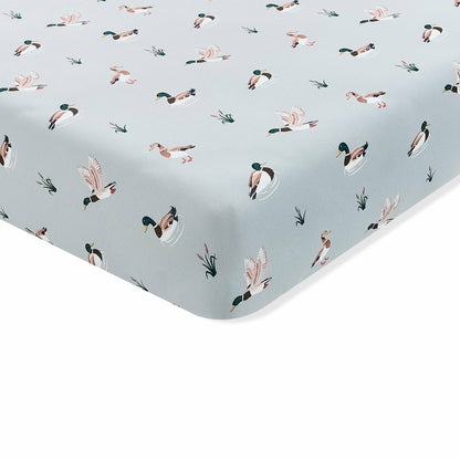 Twin Sheet in Mallard Duck | Kyte Baby