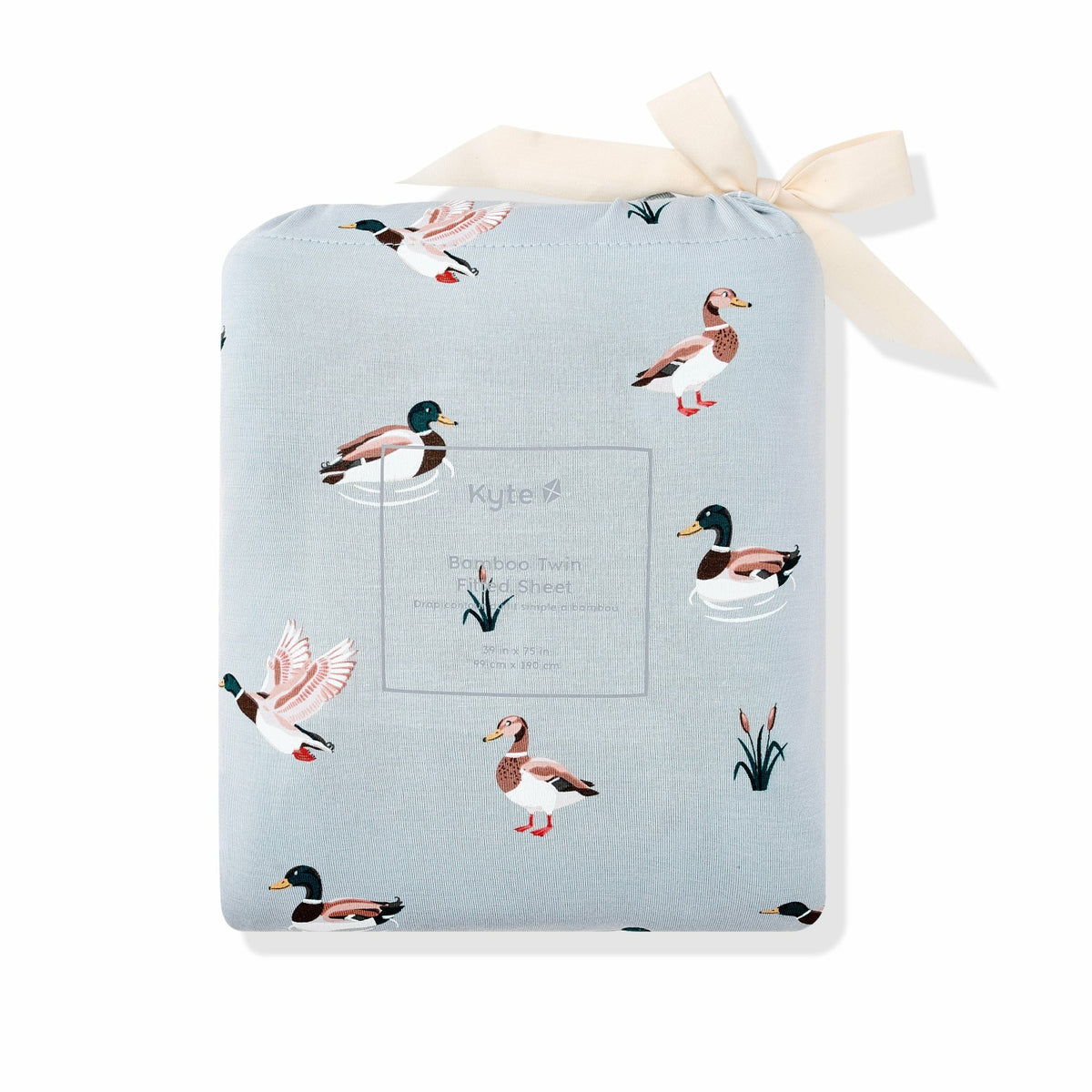Twin Sheet in Mallard Duck | Kyte Baby