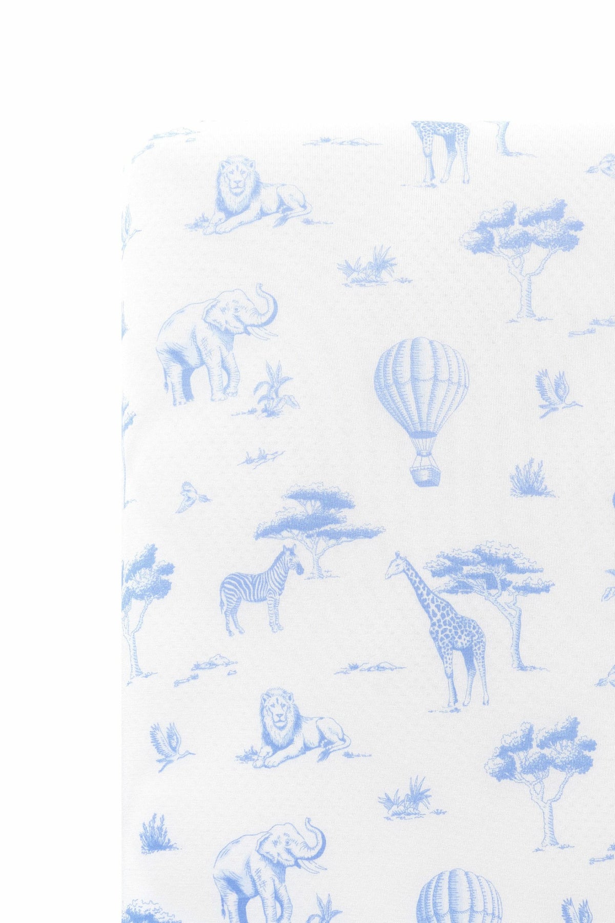 Twin Sheet in Toile Safari | Kyte Baby