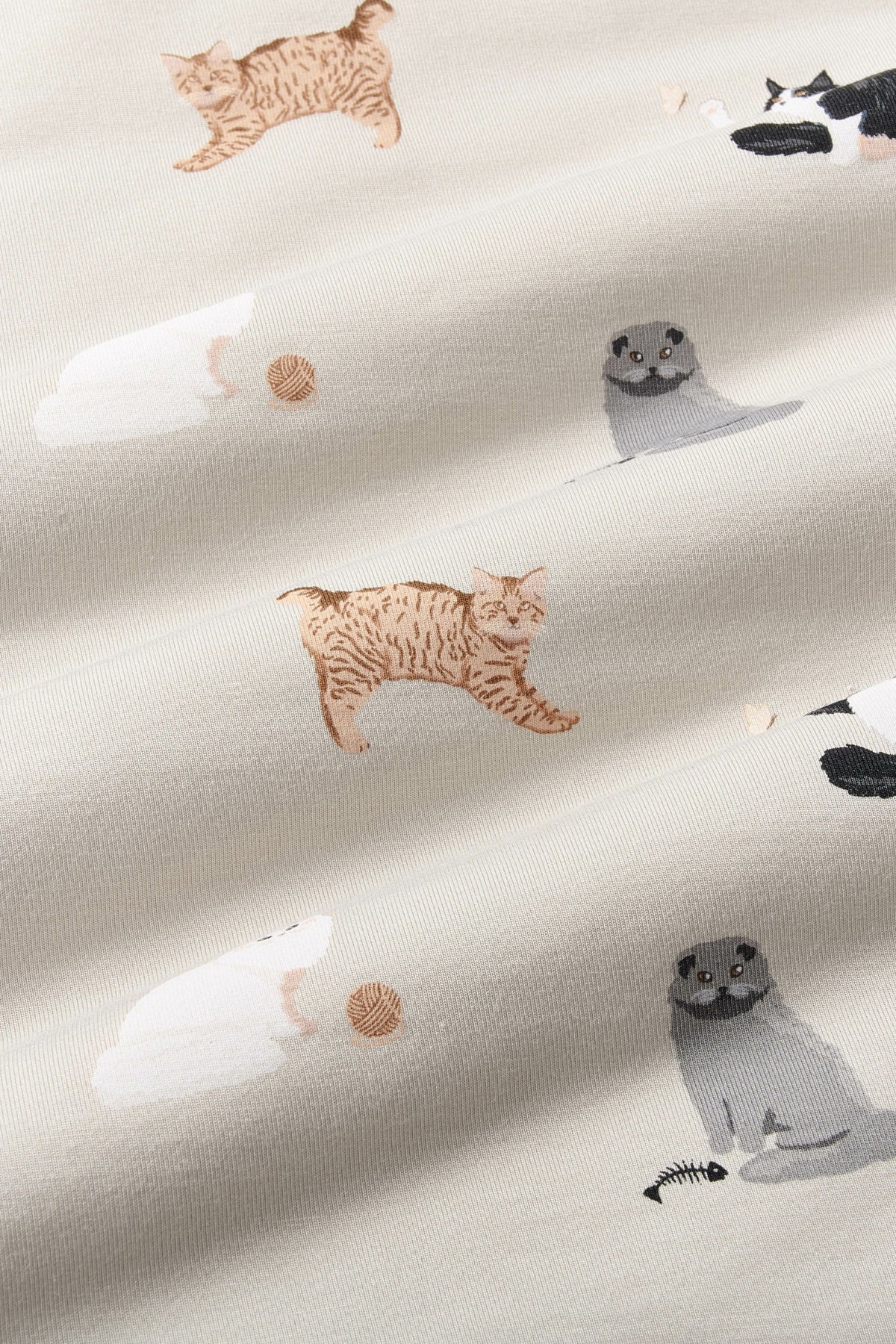 Twin Sheet in Fluffy Cat | Kyte Baby