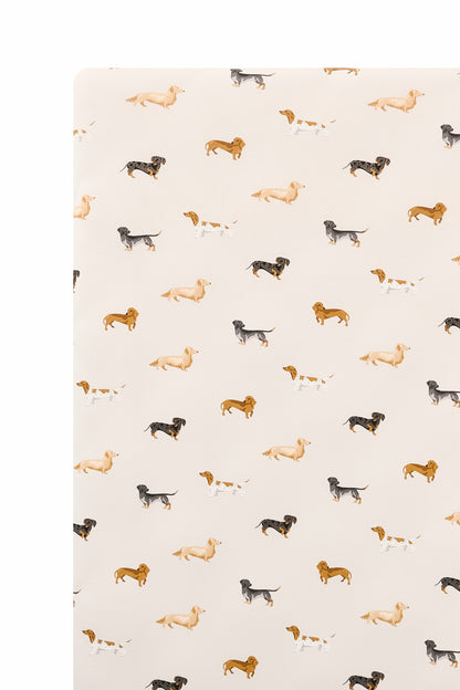 Twin Sheet in Dachshund | Kyte Baby