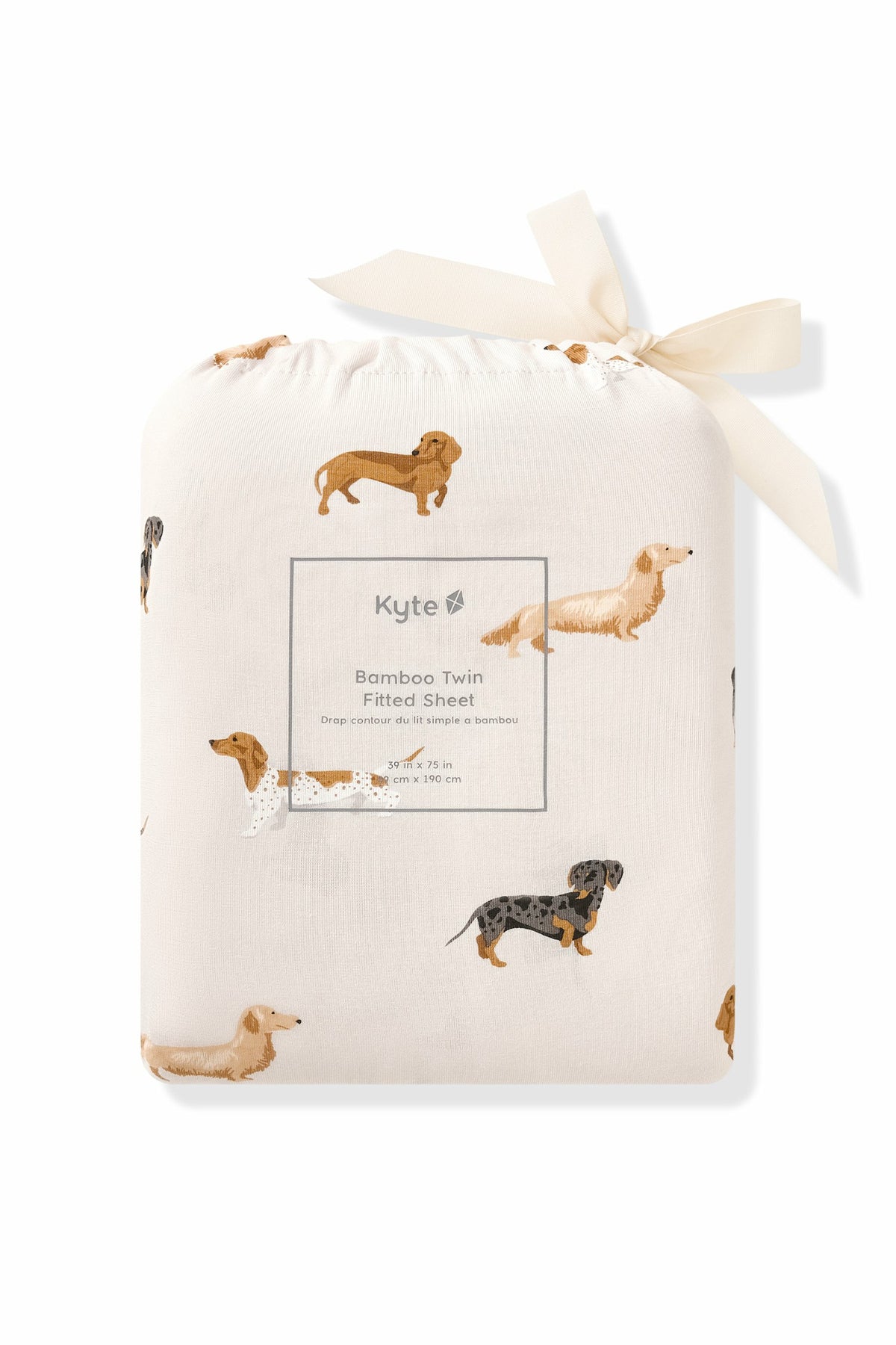 Twin Sheet in Dachshund | Kyte Baby