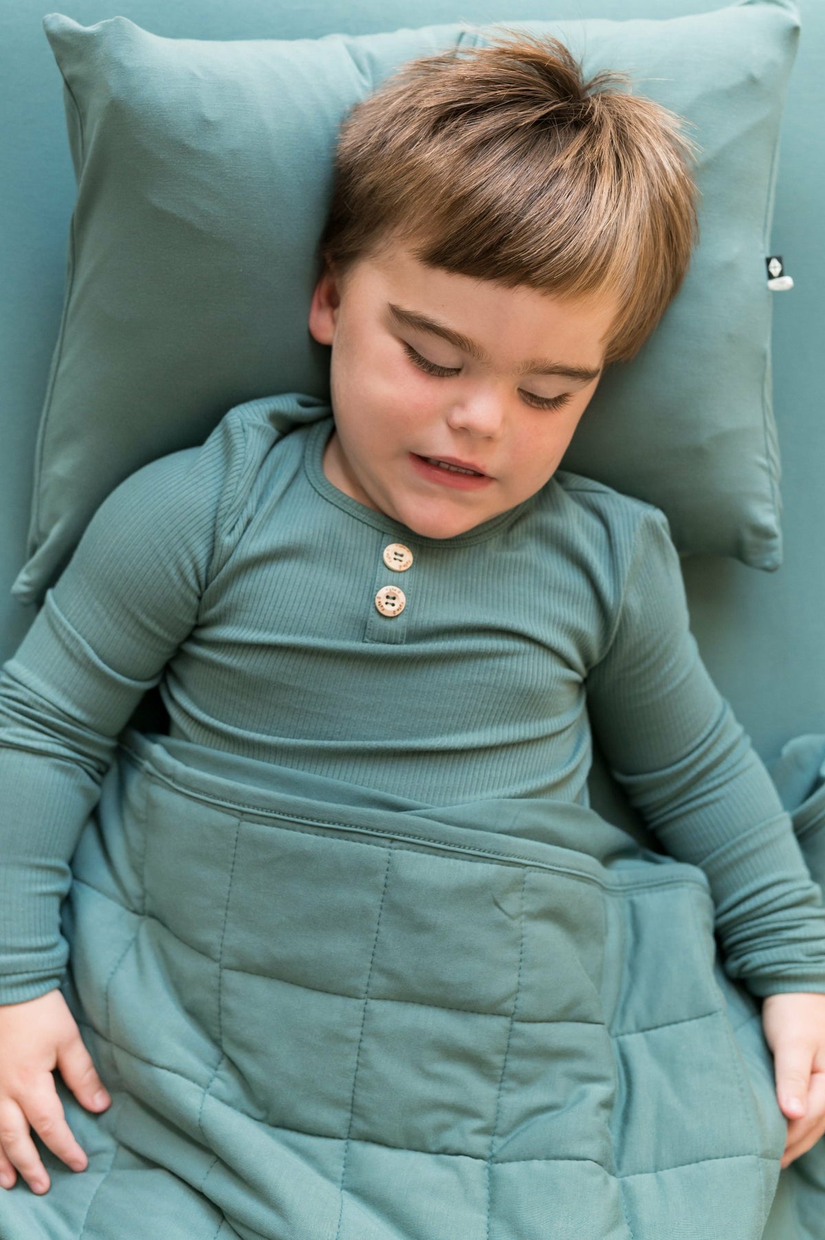 Toddler Pillowcase in Pine | Kyte Baby