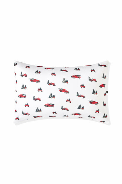 Standard Pillowcase in Holiday Tree Farm | Kyte Baby