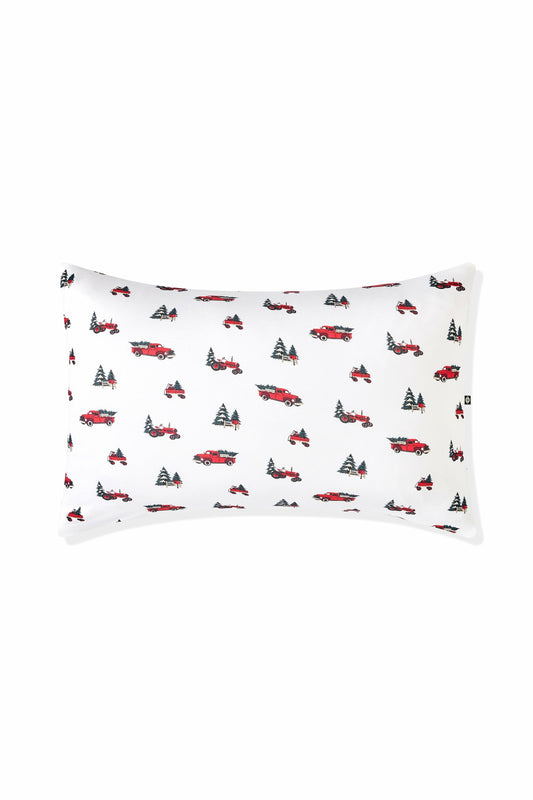 Standard Pillowcase in Holiday Tree Farm | Kyte Baby