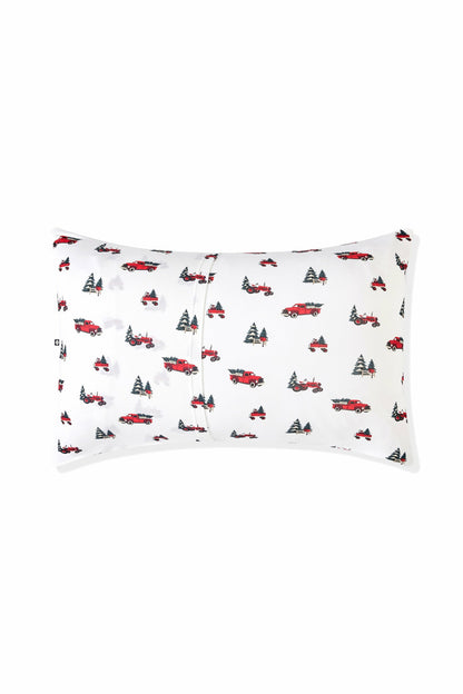 Standard Pillowcase in Holiday Tree Farm | Kyte Baby