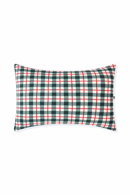 Standard Pillowcase in Holiday Plaid | Kyte Baby