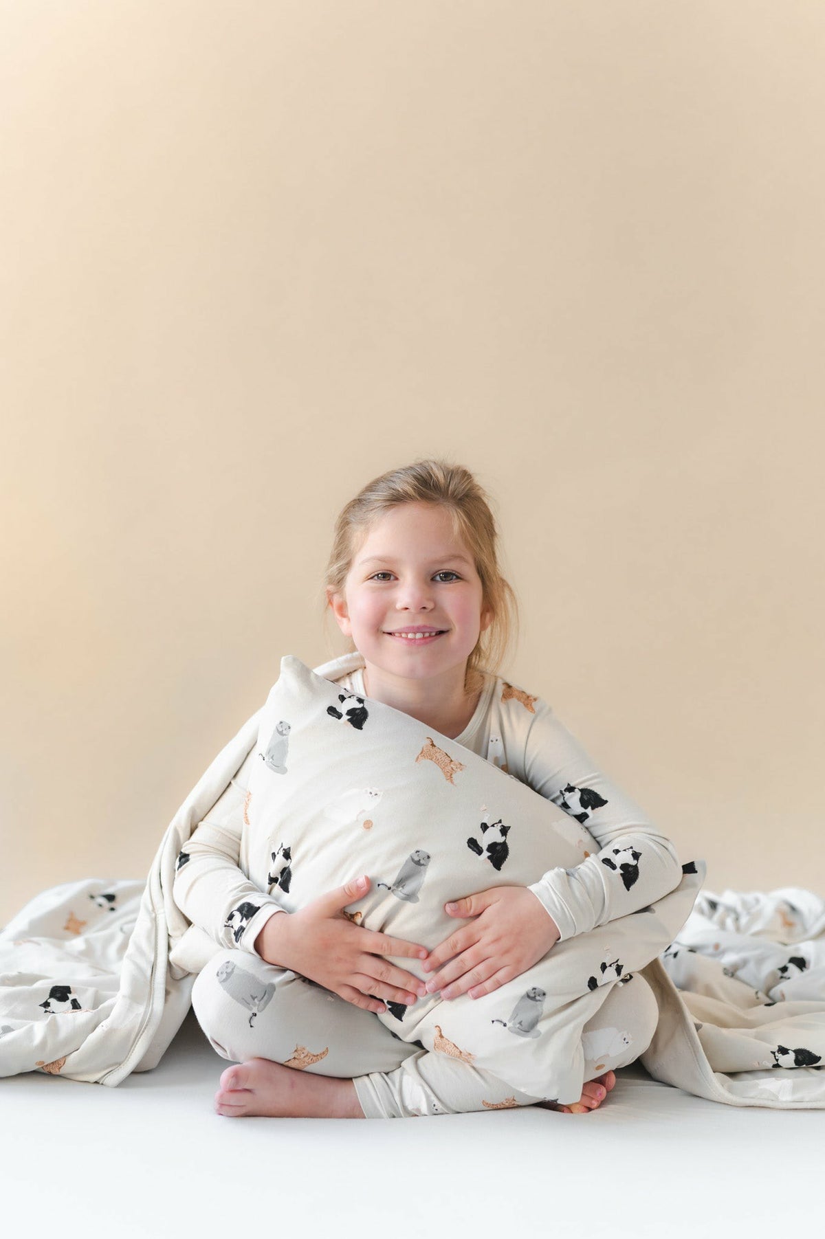Toddler Pillowcase in Fluffy Cat | Kyte Baby