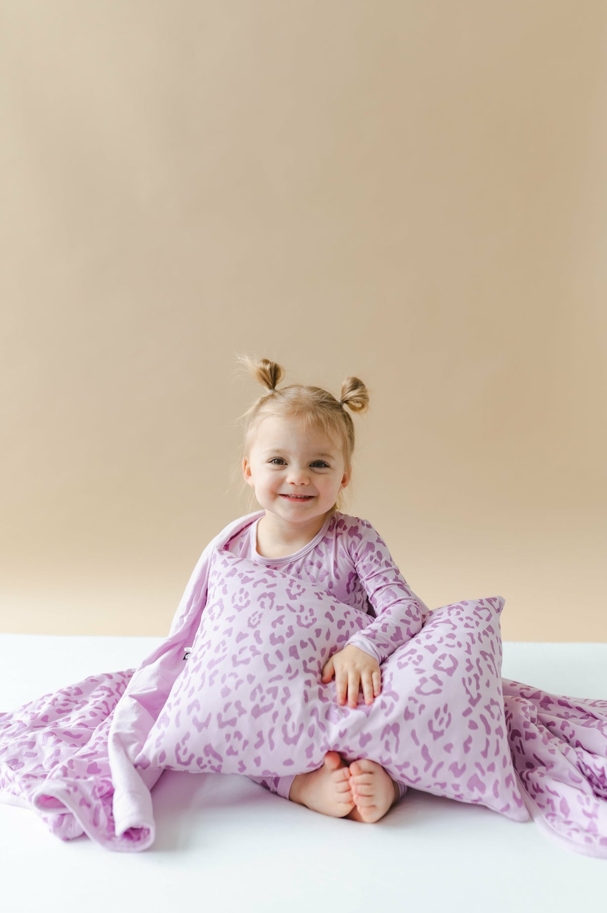 Toddler Pillowcase in Thistle Leopard | Kyte Baby