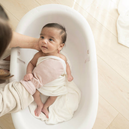 Terry Bath Mitt in Blush | Kyte Baby