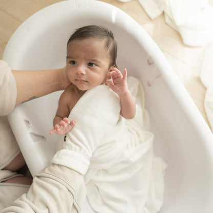 Terry Bath Mitt in Cloud | Kyte Baby