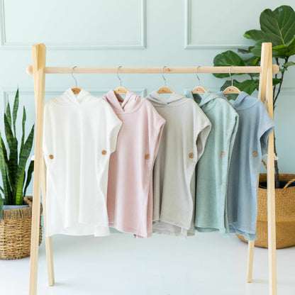 Swim Poncho in Blush | Kyte Baby