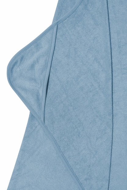Toddler Hooded Bath Towel in Slate | Kyte Baby