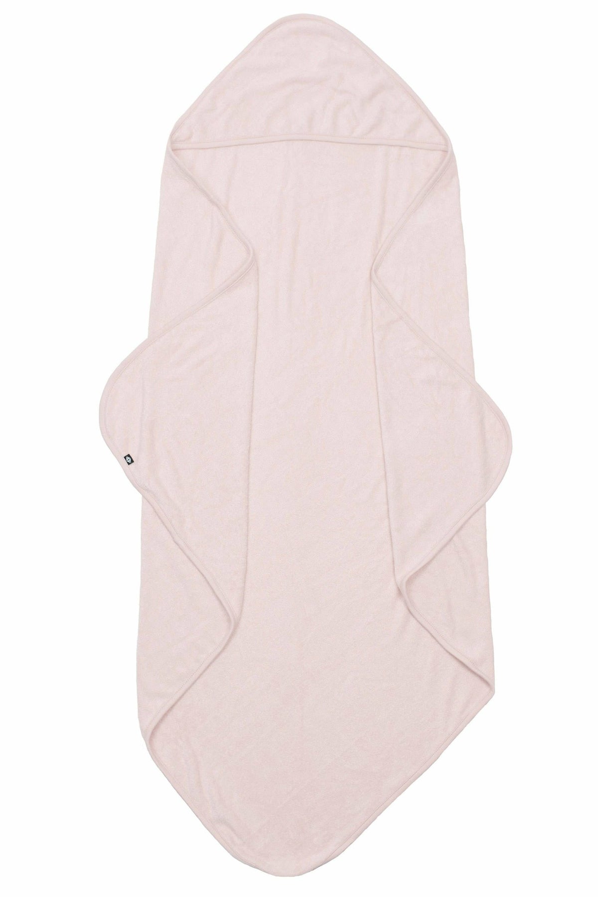 Hooded Infant Bath Towel in Blush | Kyte Baby
