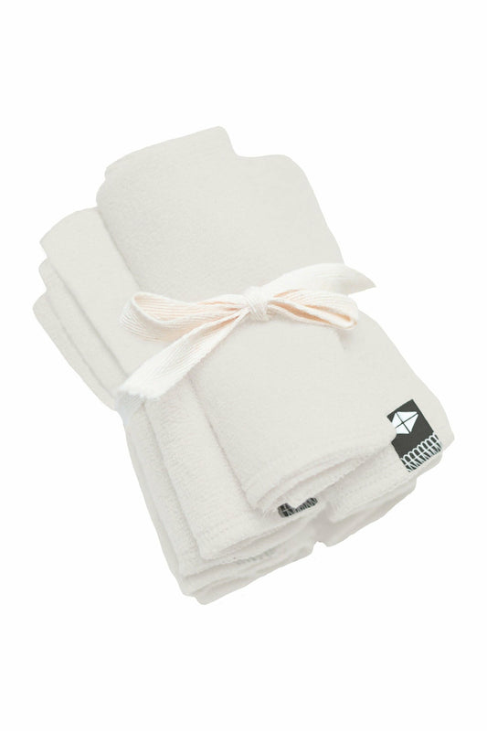 Terry Washcloth 5-Pack in Oat | Kyte Baby