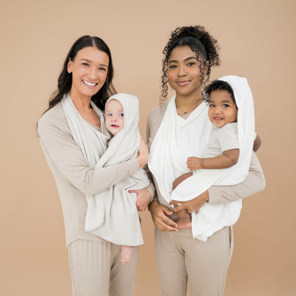 Terry Apron Towel in Oat | Kyte Baby