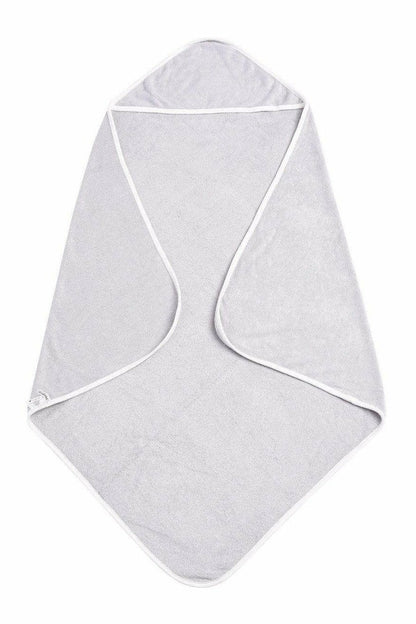 Bamboo Hooded Bath Towel in Storm Cloud Trim | Kyte Baby