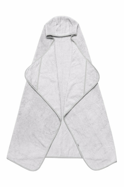 Toddler Hooded Bamboo Bath Towel in Storm | Kyte Baby