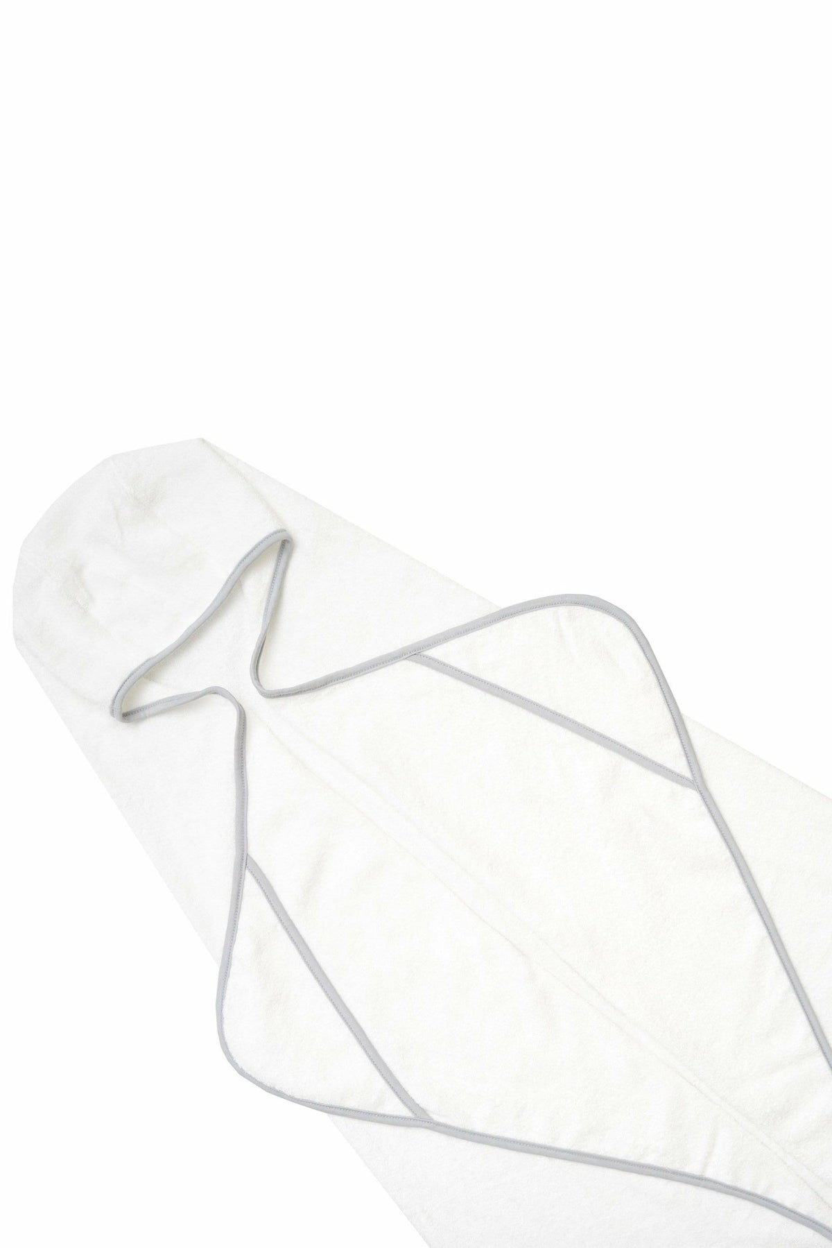 Toddler Hooded Bath Towel in Cloud Storm Trim | Kyte Baby
