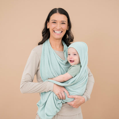 Terry Apron Towel in Sage | Kyte Baby