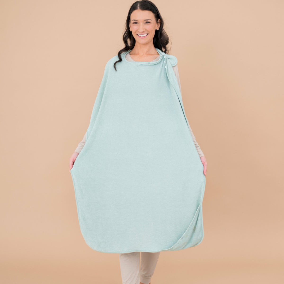 Terry Apron Towel in Sage | Kyte Baby
