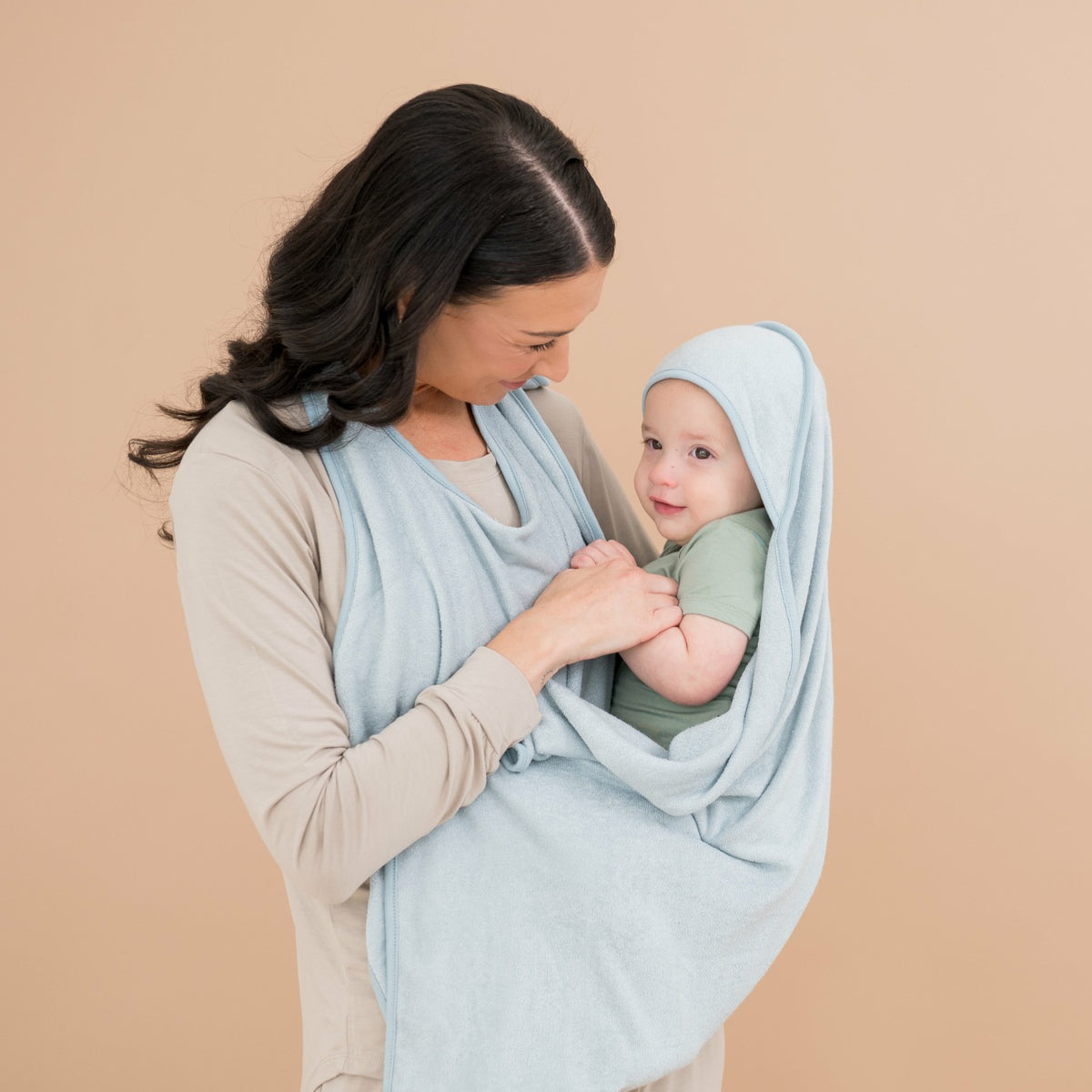 Terry Apron Towel in Fog | Kyte Baby