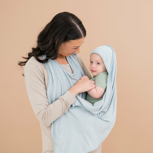 Terry Apron Towel in Fog | Kyte Baby