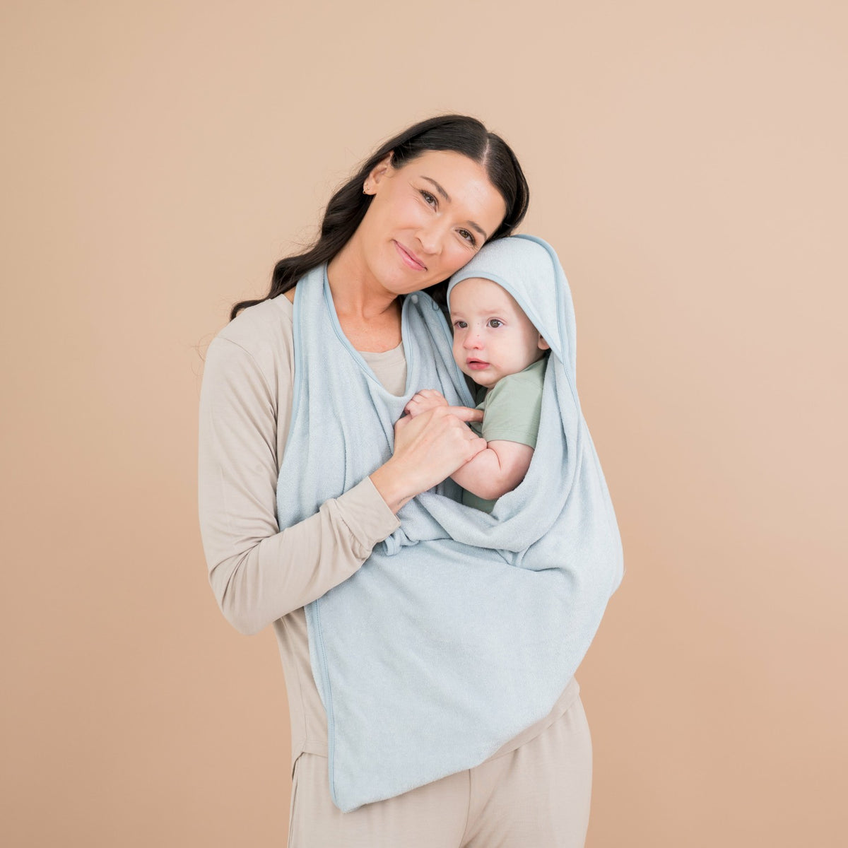 Terry Apron Towel in Fog | Kyte Baby
