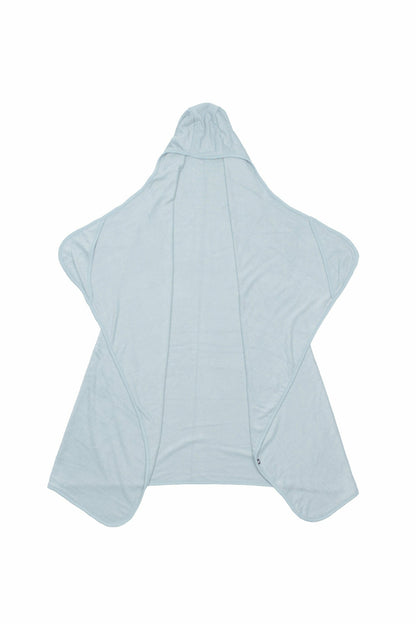 Toddler Hooded Bamboo Bath Towel in Fog | Kyte Baby