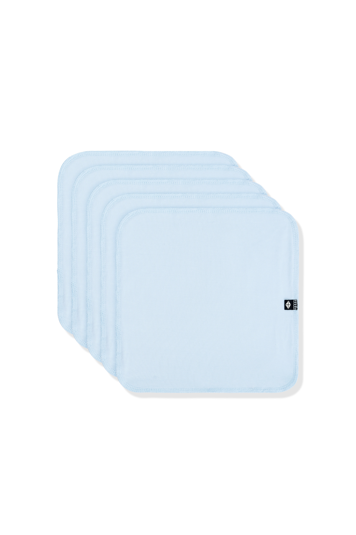 Washcloth 5-Pack in Breeze | Kyte Baby