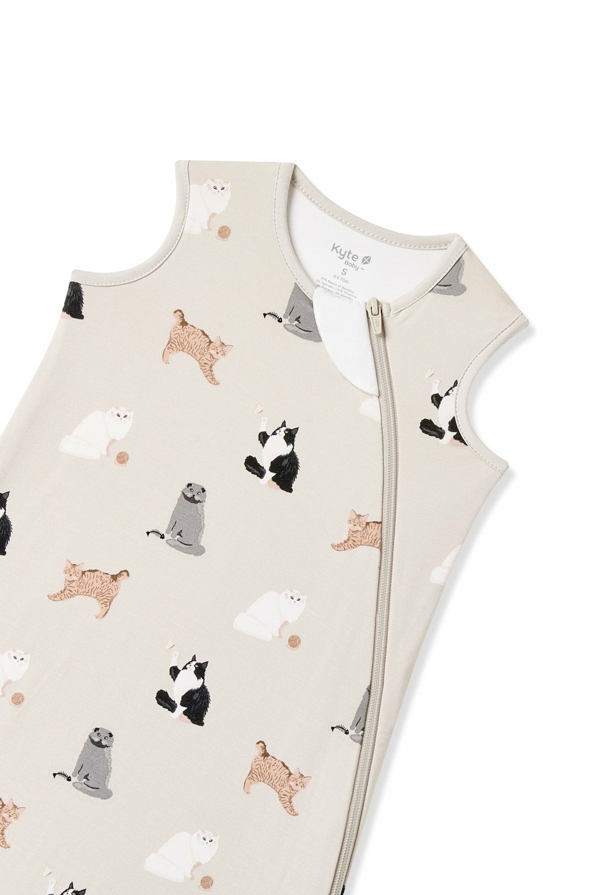 Sleep Bag in Fluffy Cat 0.5 | Kyte Baby