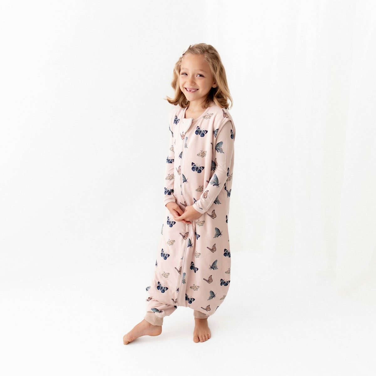 Sleep Bag Walker in Blush Butterfly 1.0 | Kyte Baby