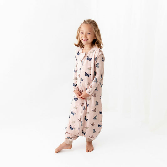 Sleep Bag Walker in Blush Butterfly 1.0 | Kyte Baby