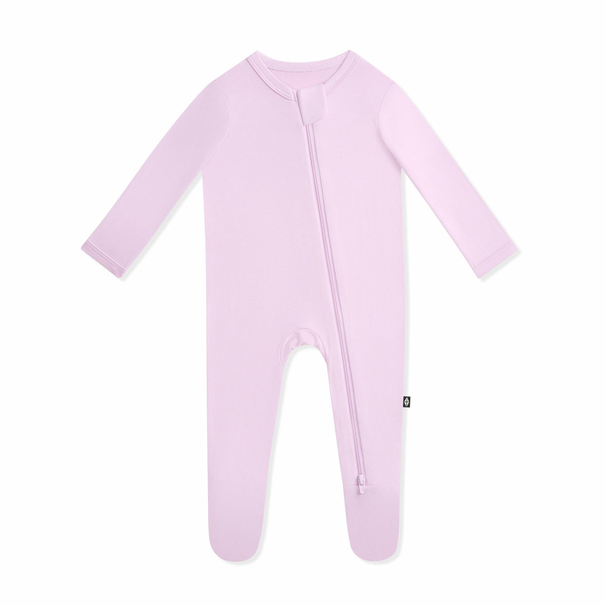 Zippered Footie in Thistle | Kyte Baby