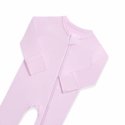 Zippered Footie in Thistle | Kyte Baby