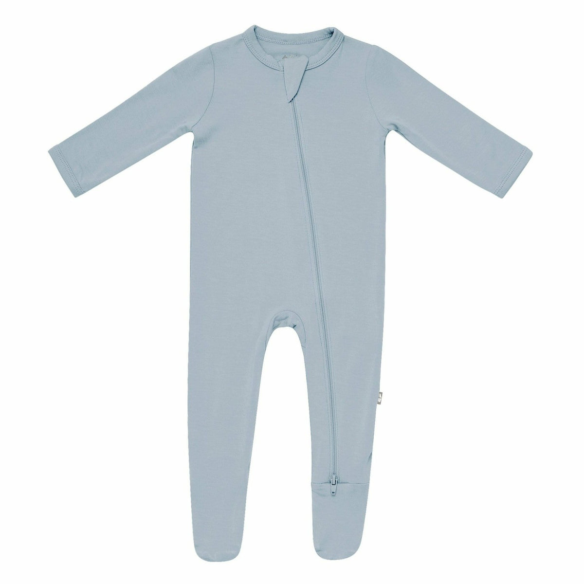 Zippered Footie in Fog | Kyte Baby