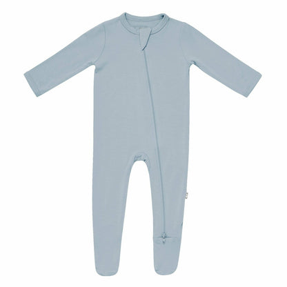 Zippered Footie in Fog | Kyte Baby
