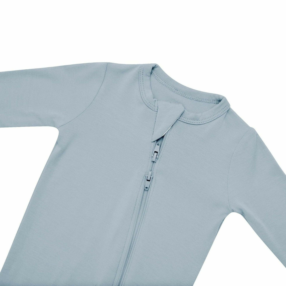 Zippered Footie in Fog | Kyte Baby