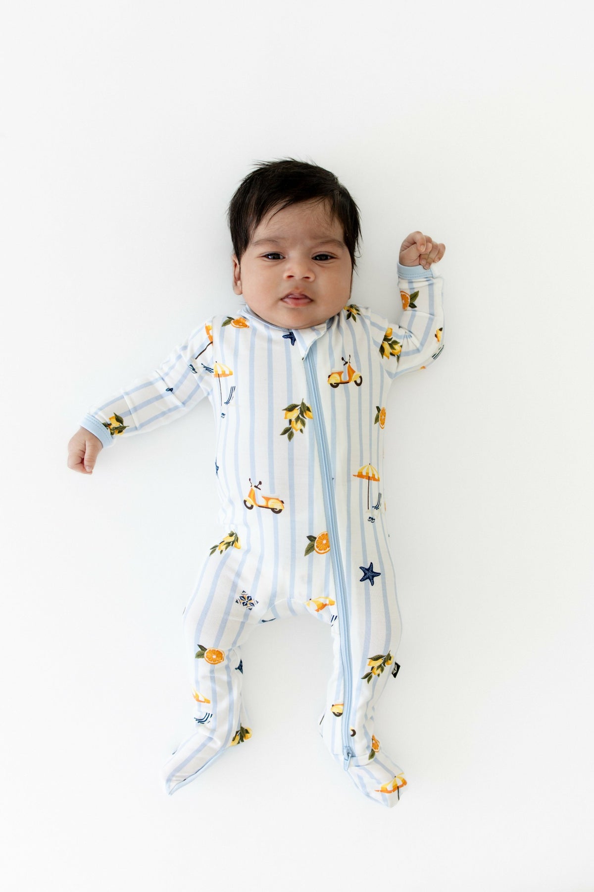 Zippered Footie in Amalfi Coast | Kyte Baby