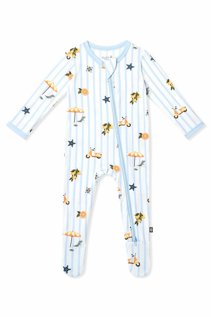 Zippered Footie in Amalfi Coast | Kyte Baby