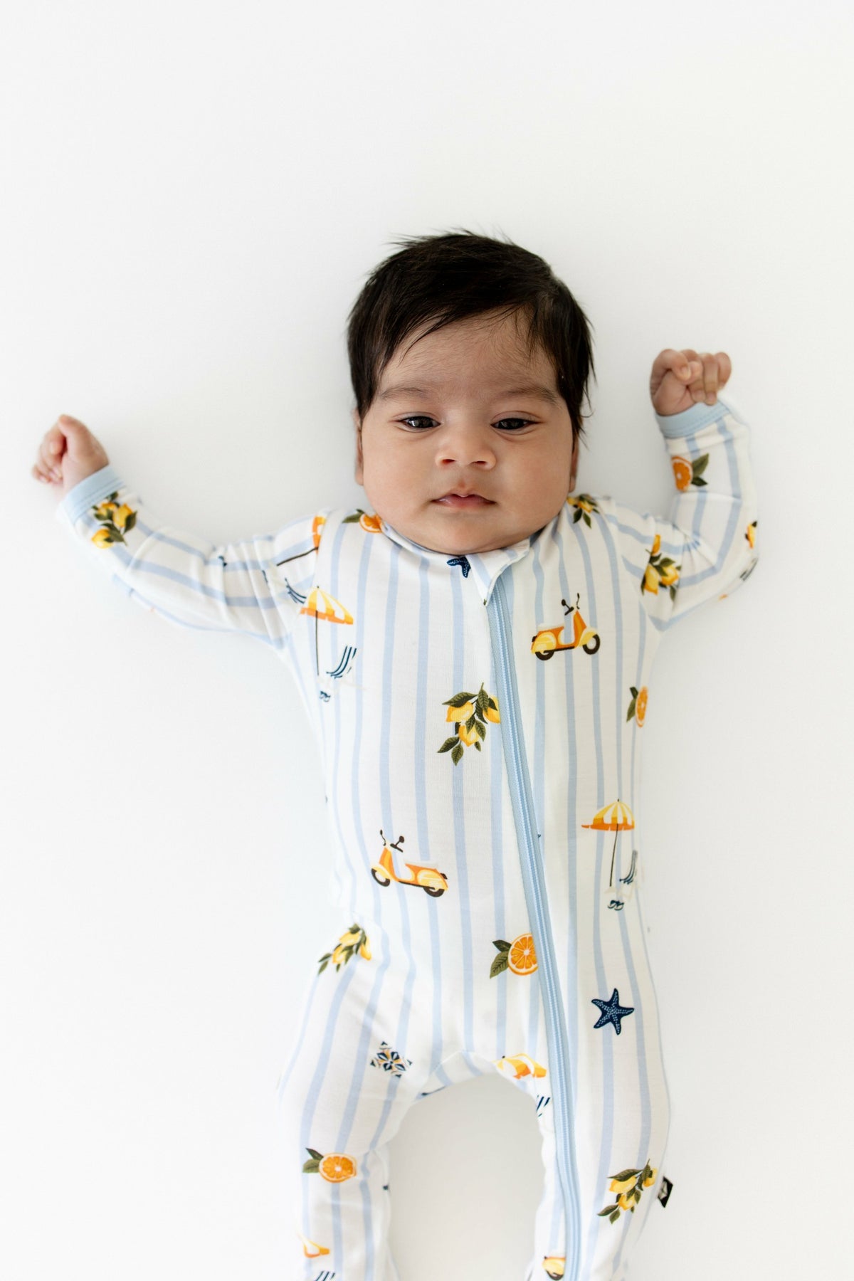Zippered Footie in Amalfi Coast | Kyte Baby