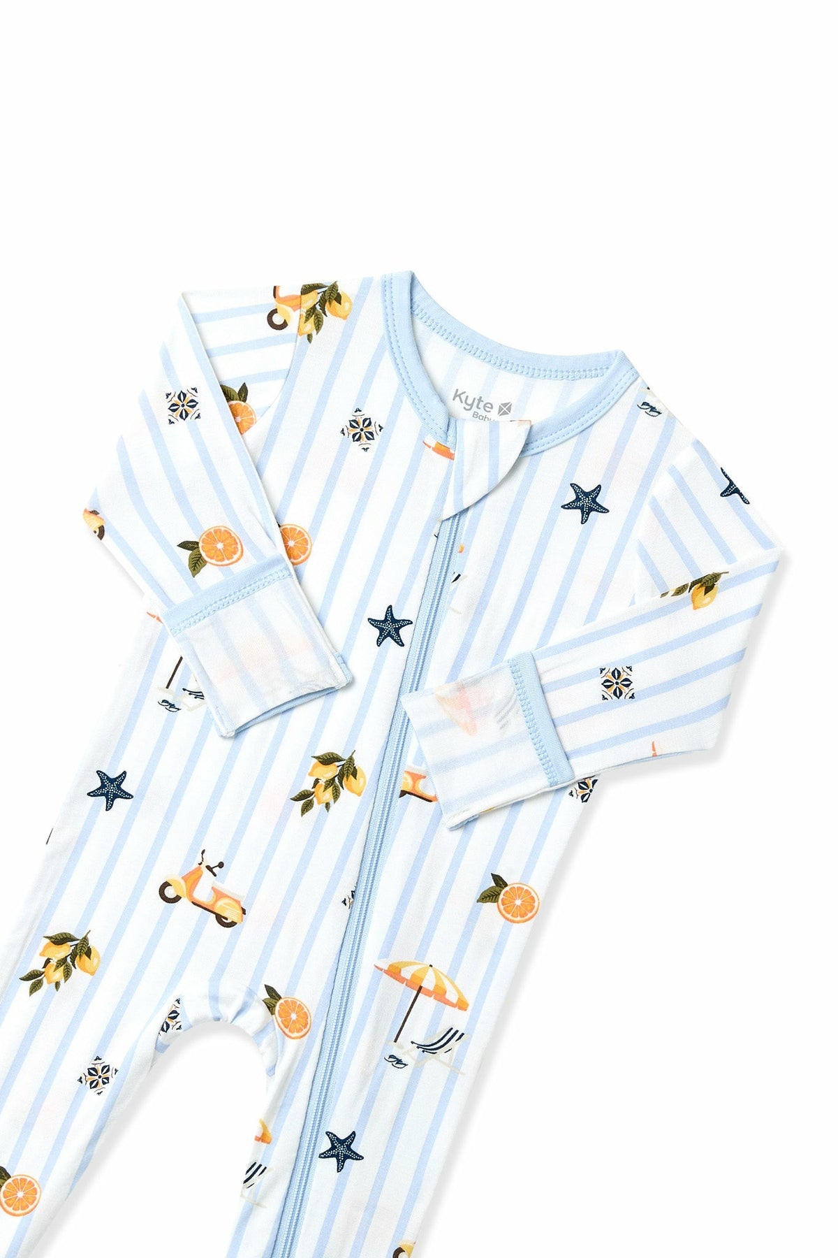 Zippered Footie in Amalfi Coast | Kyte Baby