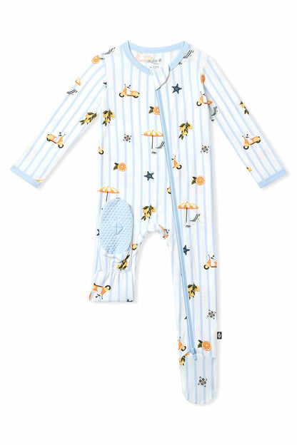 Zippered Footie in Amalfi Coast | Kyte Baby
