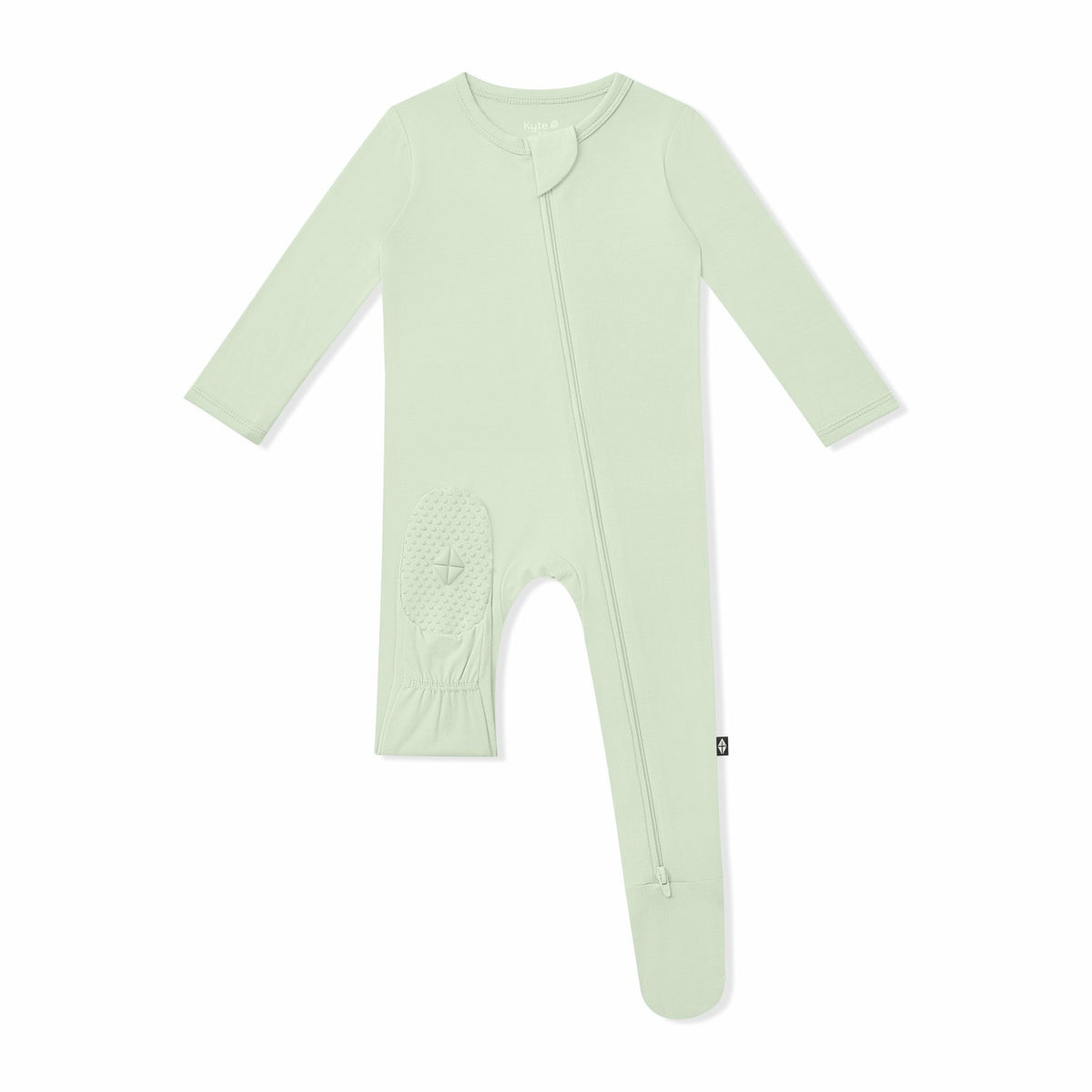 Zippered Footie in Basil | Kyte Baby