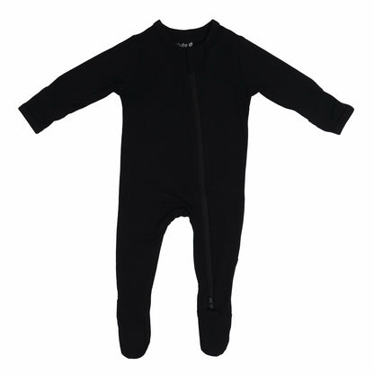 Zippered Footie in Midnight | Kyte Baby