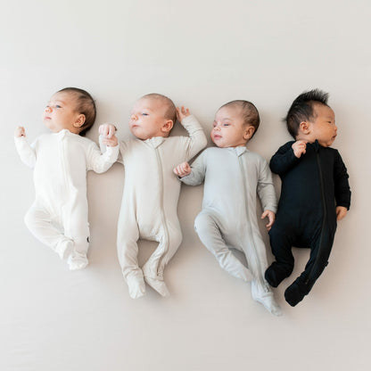 Zippered Footie in Midnight | Kyte Baby