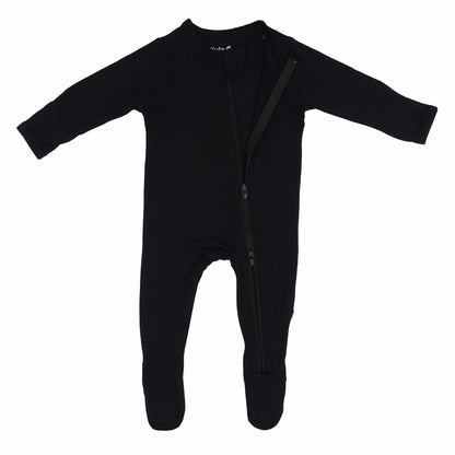 Zippered Footie in Midnight | Kyte Baby