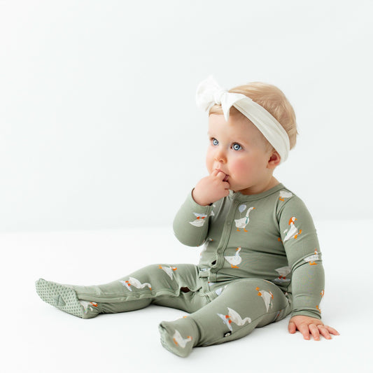 Footie in Silly Goose | Kyte Baby