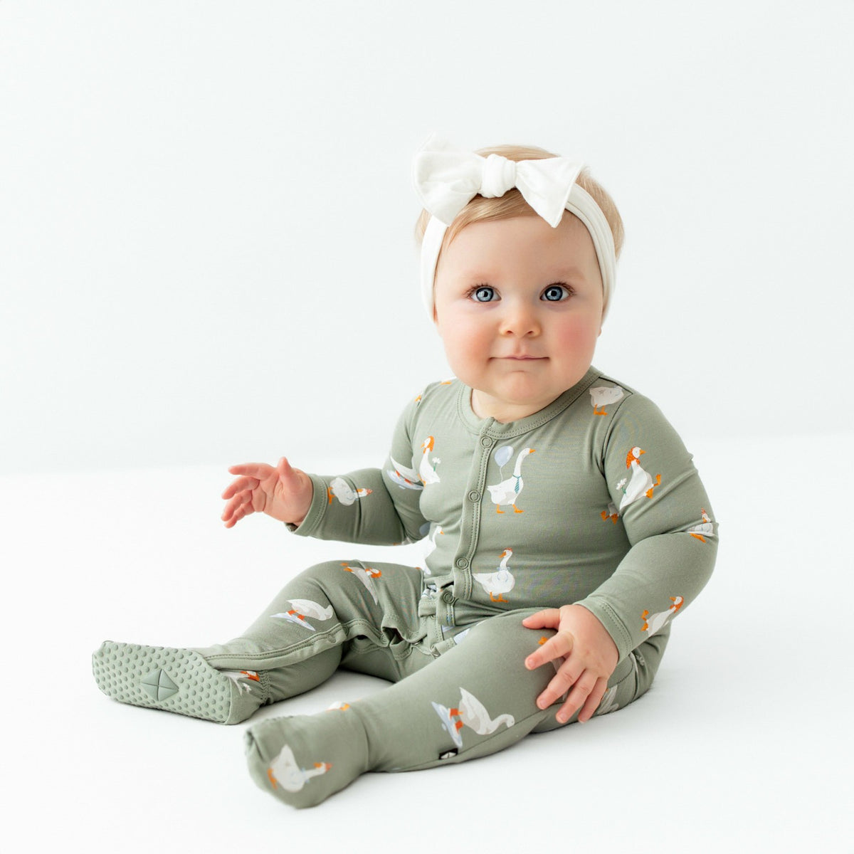 Footie in Silly Goose | Kyte Baby